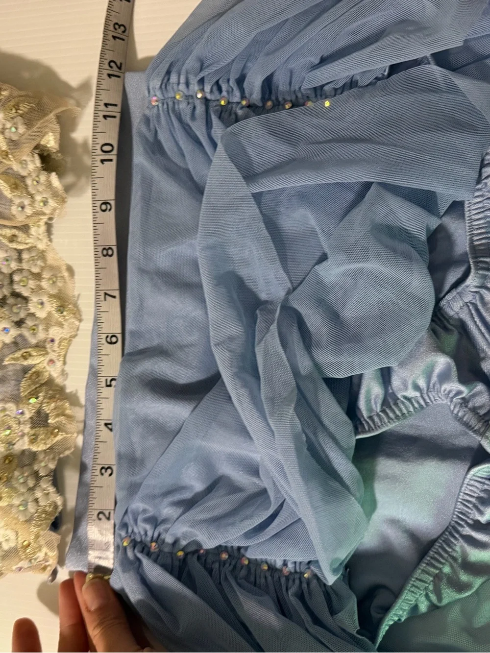 Kelle dance lyrically ballet costume blue 2 piece ENDLESS SUMMER 7878 Adult SA